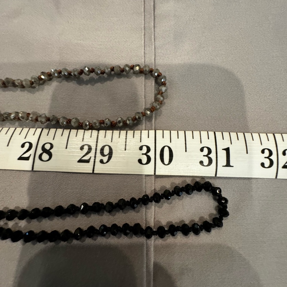 Bead necklaces